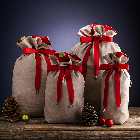 Drawstring Christmas Gift Bags