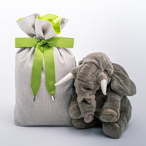 The "Teddy Bear" Fabric Gift Bag (SMALL)